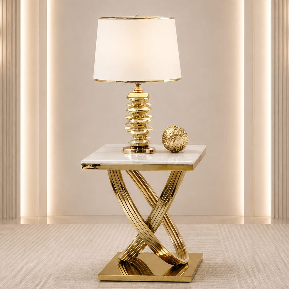 Modern Side table with Ceramic Top — Casa Royale Melbourne