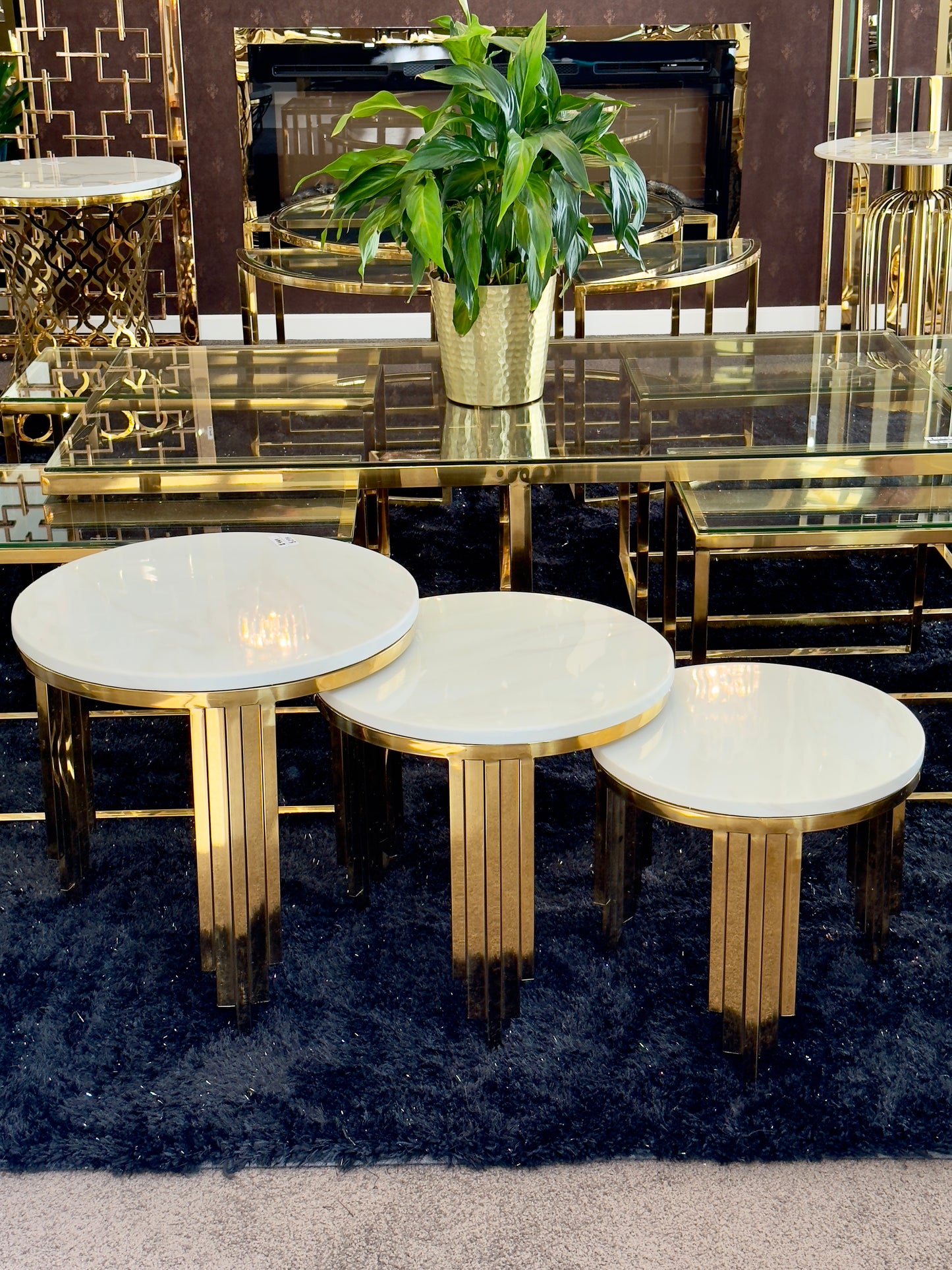 3 Piece Nested Side table set — Casa Royale Melbourne