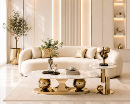 Rivera Coffee Table and Side Table Set alternate view — Casa Royale Melbourne