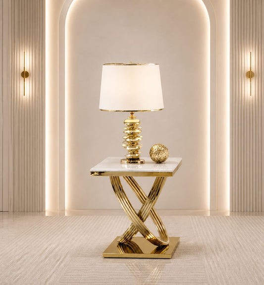 Modern Side table with Ceramic Top — Casa Royale Melbourne