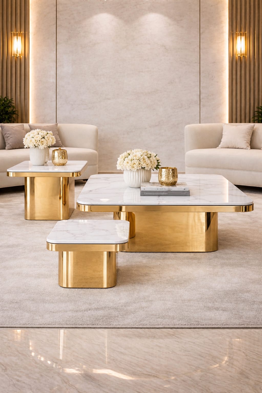 Zenith Coffee table 3 piece set — Casa Royale Melbourne