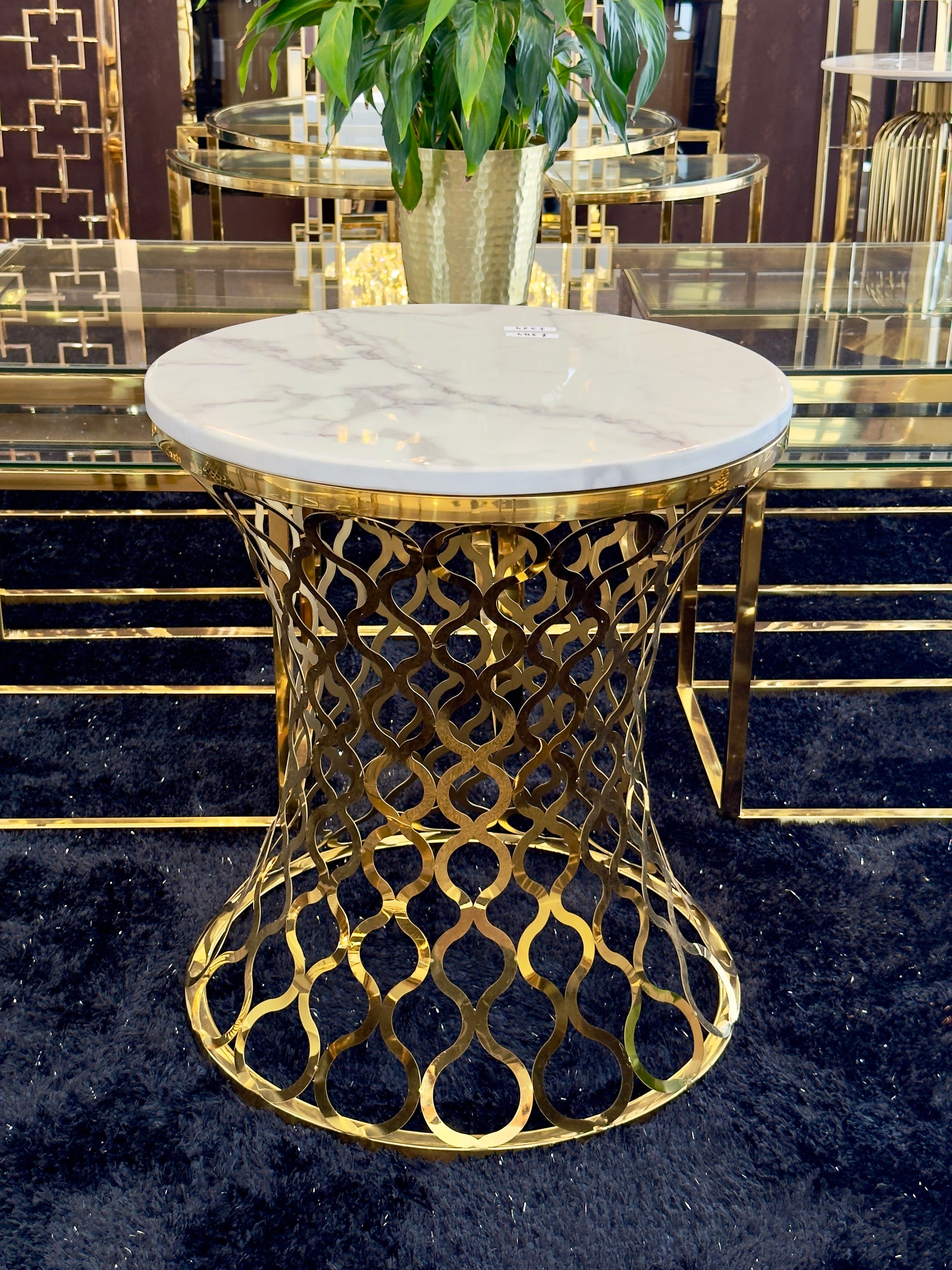Round Lux Side Table — Casa Royale Melbourne