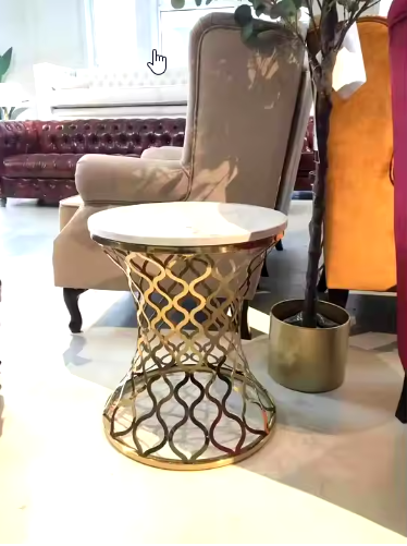 Round Lux Side Table alternate view 4 — Casa Royale Melbourne