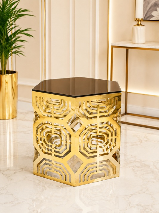 Luxe side table for contemporary Melbourne living rooms