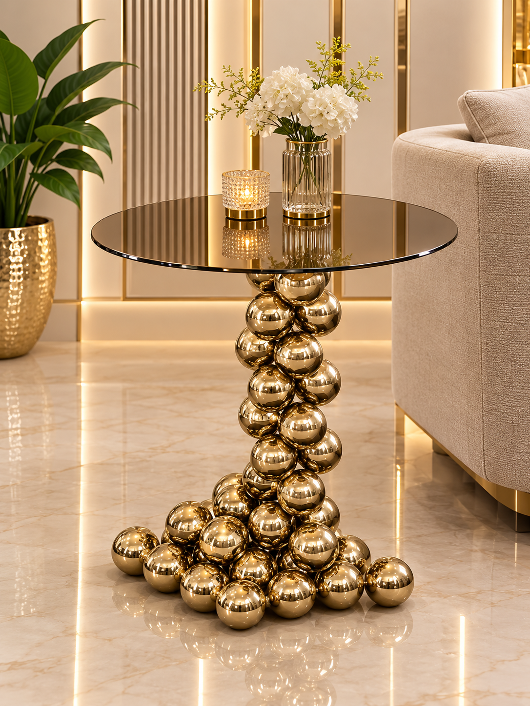 Royale statement side table for Melbourne living rooms