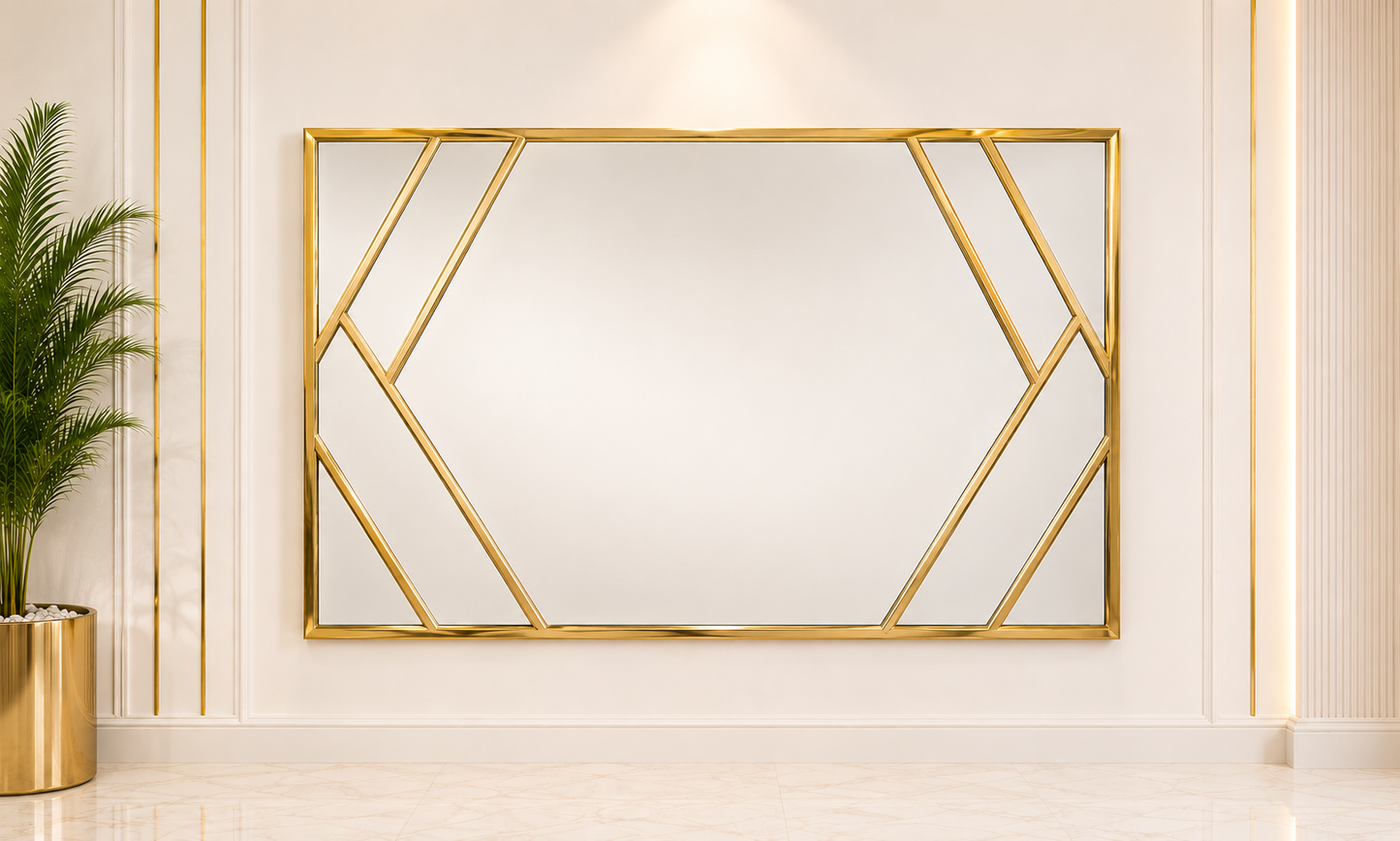 Luxe Geogold Mirror - 120CM * 80CM